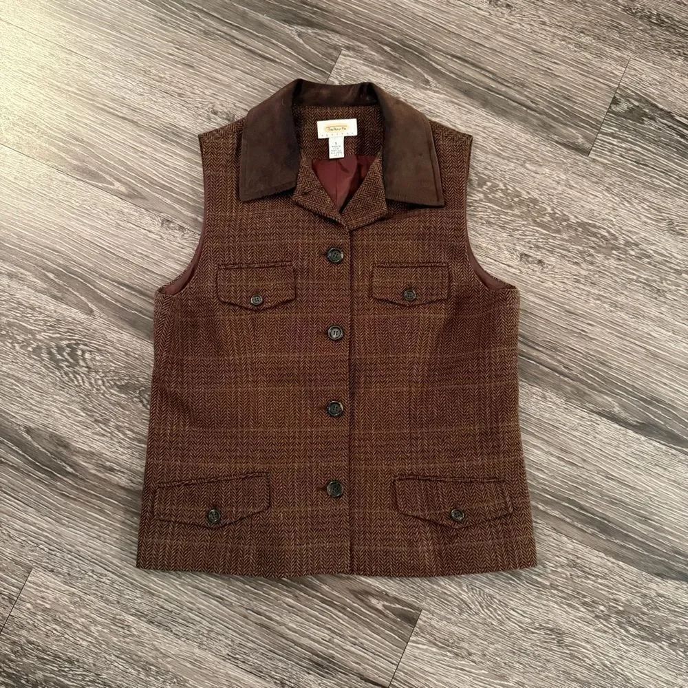 Talbots Petites Vintage Vest